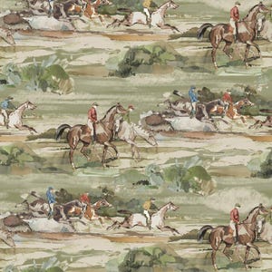 Gallop Equestrian Wallpaper - Traditional Wallpaper