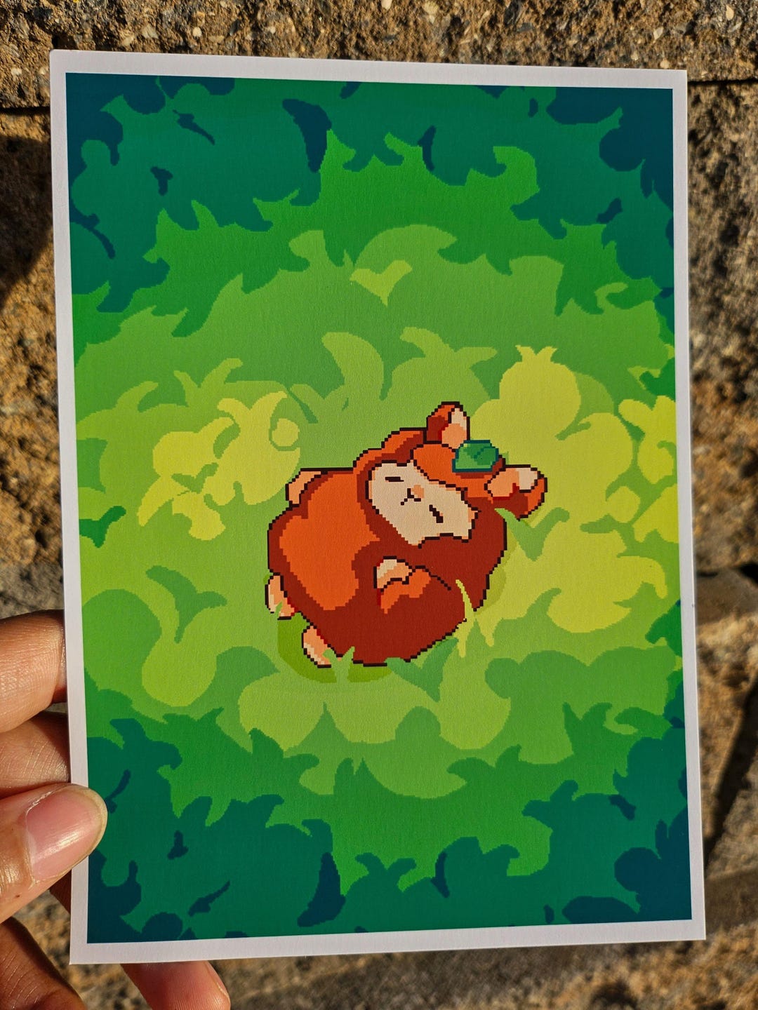 Java Sleeping Print // Matte Photo Paper // Cute Anime Mini Prints ...