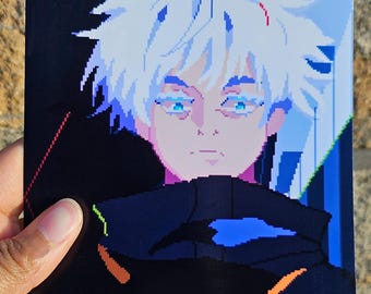 Cute Anime Sorcerer Print // Luster Photo Paper // Cute Anime Mini Prints  // Sorcerer Anime Mini Prints // A4/5x7 Print