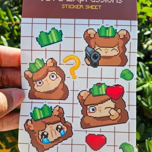 Java expressions Sticker Sheet // Waterproof/Weatherproof Sticker Sheet