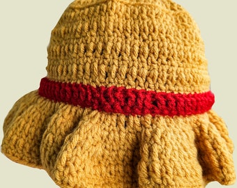 Handmade Crochet Luffy Bucket Hat