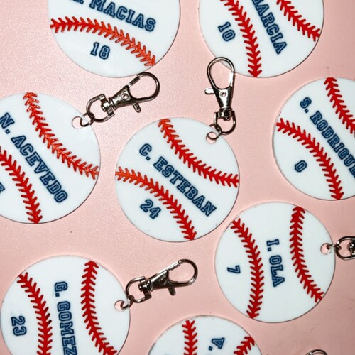 Baseball Home Plate Personalized / Bag Tag / Team Gift / Etsy