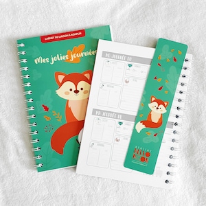 Carnet de liaison Mes jolies journées pour enfant gardé chez une Nounou ou en crèche