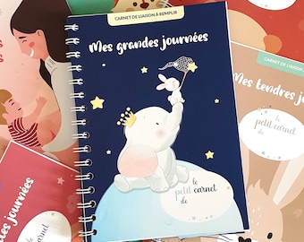 Carnet de liaison Mes grandes journées pour enfant gardé chez une Nounou ou en crèche