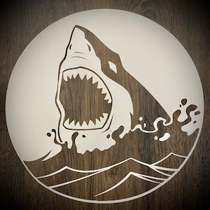Shark Attack Vinyl Sticker, shark, shark attack, animals, funny, vinyl sticker, vinyl decal, sticker, car sticker, label, decal, gift, vinyl