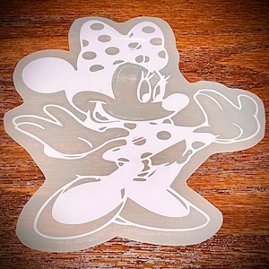 Mickey and Minnie Mouse Vinyl Sticker, mickey, minnie, mouse, Disney, vinyl sticker, vinyl decal, vinyl, sticker, decal, gift, gifts, laptop