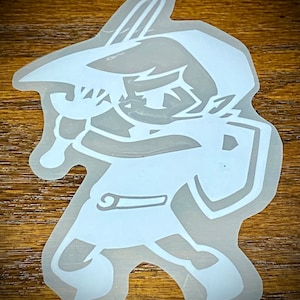 Legend of Zelda Link Vinyl Sticker, Zelda, Legend of Zelda, Link, gaming, gamer, video games, vinyl sticker, vinyl decal, sticker, decal
