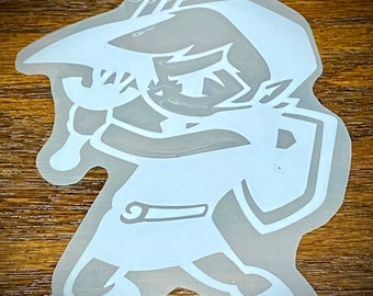 Legend of Zelda Link Vinyl Sticker, Zelda, Legend of Zelda, Link, gaming, gamer, video games, vinyl sticker, vinyl decal, sticker, decal
