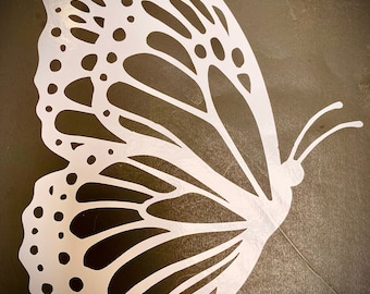 Schmetterling in Luftaufkleber, Schmetterling, Vinyl, Aufkleber, Vinylaufkleber, Autoaufkleber, Schmetterlingsaufkleber, Geschenk, Geschenke, Aufkleber, Autoaufkleber, Spaß