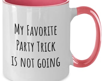 Introvert funny mug, Gift for Introverts, INFJ Gifts, INTJ, INFP Gift Ideas, Gifts For Best Friends, Party Mug Ideas, Introvert Mug Present