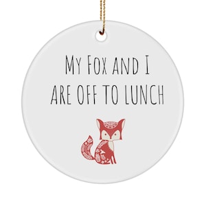 Nordic Ornaments, Baby Fox Ornaments, Fox Ornament For Fox Lovers, Fox Lover Gift