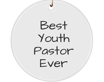 Youth Pastor Gift, Youth Ministry Leader, Youth Minister , Church Leader, Pastor Appreciation, Youth Pastor Ornament, Best Youth Pastor Ever