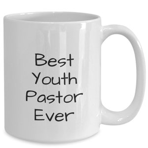 Youth Pastor Mug, Customizable Youth Minister Gift , Gift For Church Leader, Pastor Appreciation