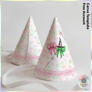 Wicked Movie Customizable birthday hat | Wicked Birthday decoration | Wicked Girls party favors (Digital File) JPD03