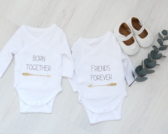 Baby Body Zwillinge, Born together, Friends forevert