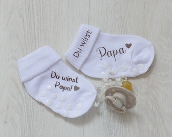 Du wirst Papa socken, Schwangerschafts Verkündung