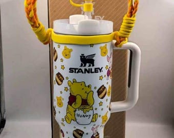 Vaso Stanley de Winnie Pooh, botella de agua personalizada de 40 oz