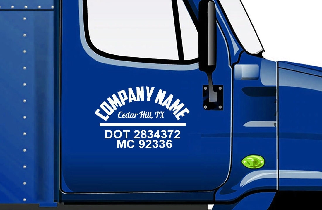 Dot decals on sale for trucks