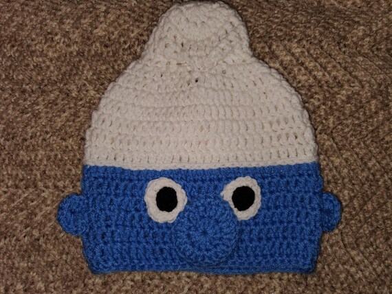 Crochet Smurf Beanie | Etsy