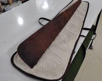 New Leather Double Shotgun Cases