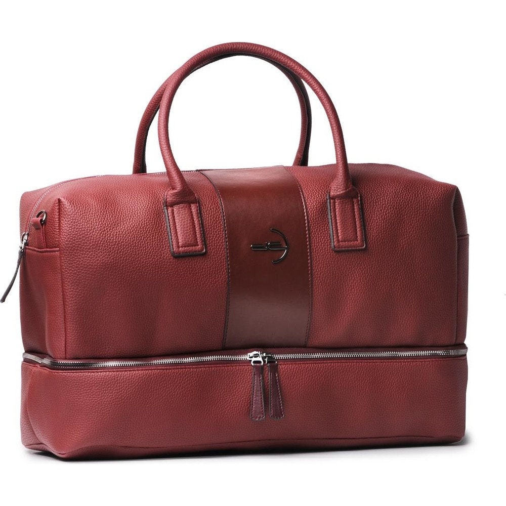 54 Cm Limited Handmade Duffle Bag Travel Grain Leather - Etsy