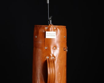 Limited | Tan Color | Handmade Leather Golf Bag | Tailor Made | Leather Golf Stand Bag | Leather Golf Bags | Personalization
