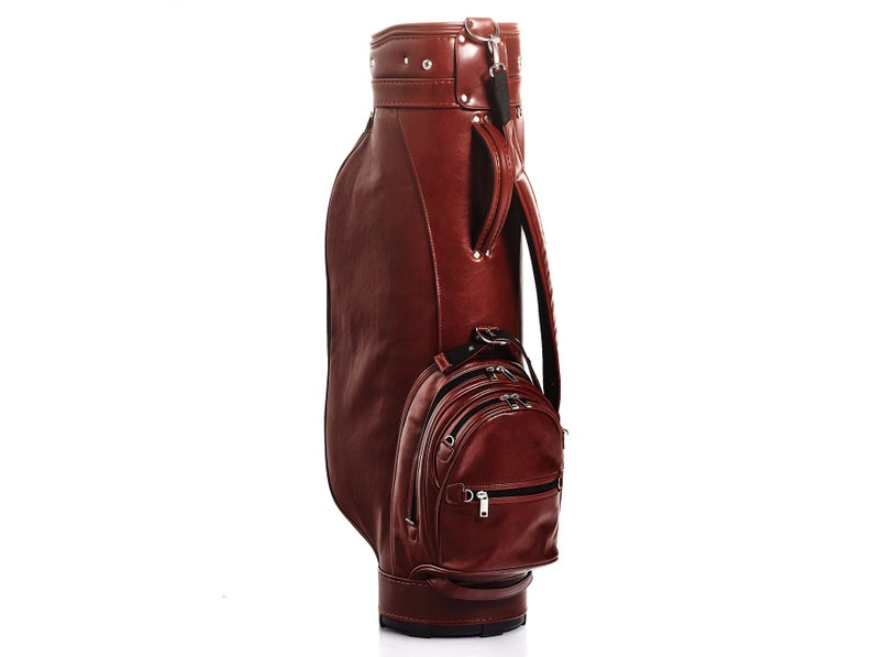 Handmade Leather Golf Bag Tailor Made Leather Golf Stand Etsy