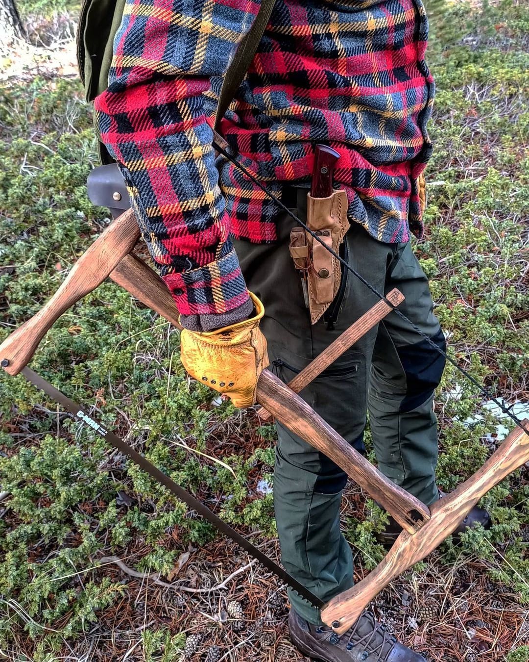 Bushcraft Handmade Bucksaw, Swedish Bow Saw, Easy and Safe to Carry When  Folded. - Etsy