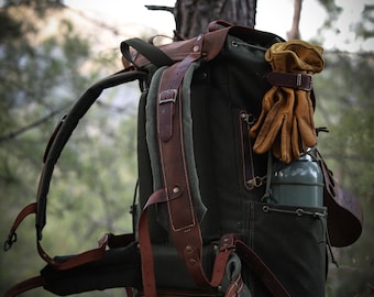 30L から 80L | グリーン、ブラック、ブラウンのオプション | キャンプ用バックパック | アウトドア用バックパック | ハイキング、キャンプ用ハイキングバックパック | パーソナライズ