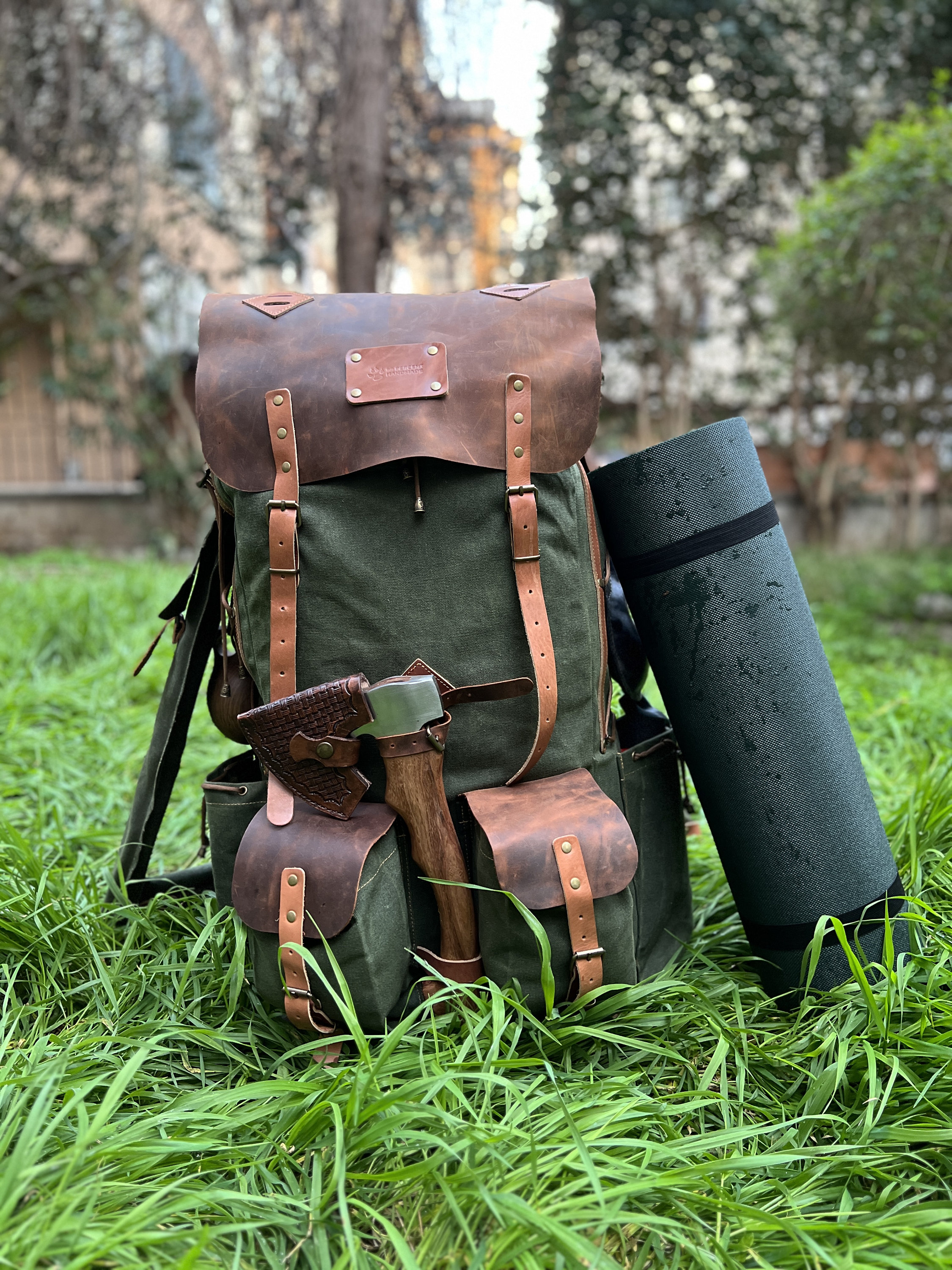 Da 80L a 30L Zaino da campeggio Zaino Bushcraft Zaino da