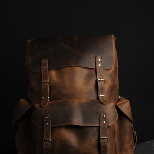 Limited | Handmade Daypack Leather Backpack | Travel Backpack | Premium Backpack  | Laptop Backpack