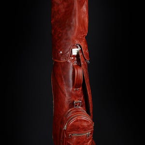 Handgefertigte Leder Golftasche | Maßgeschneidert | Leder Golf Ständer | Leder Golftaschen