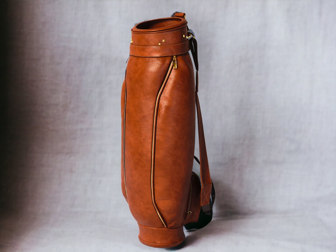 Handmade Leather Golf Bag Tailor Made Leather Golf Stand Leather Golf