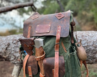 ashwood leather backpack Ashwood Leather Backpack Black: K-47