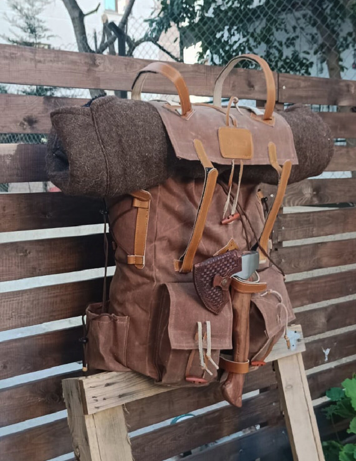 New Model | Velcro Connectors | Handmade Primitive Camping Bushcraft ...