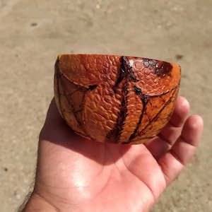 Dragon Kuksa, Bushcraft Handmade Kuksa, Wooden Mug Lion Claw model, Scandinavian Nordic Tea Cup,Light Brown Camping Travel Cup, image 4