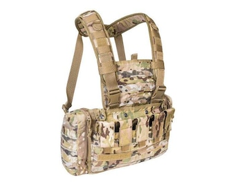 For Fredric // Tactical Chest Bag Chest rig Flatpack Set, Handmade leather and canvas