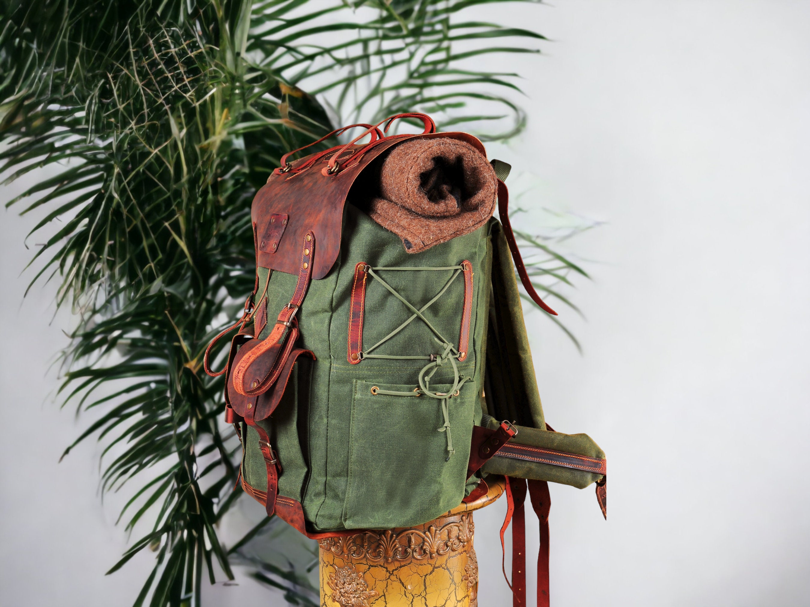 Handmade | Camping Backpack | Hiking Backpack | Bushcraft Backpack ...