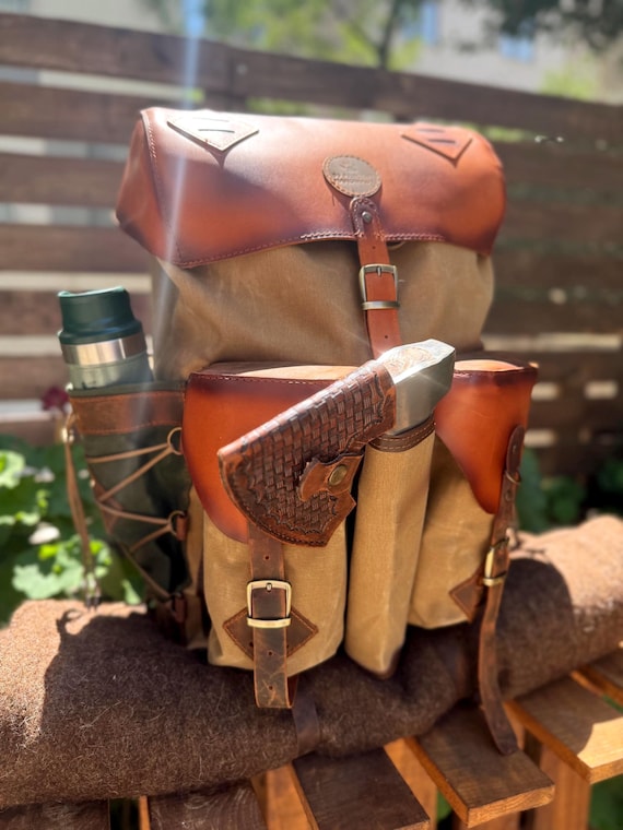 bespoke travel backpack Justus 1 Wallet Pocket 200 USD Discount | Personalized