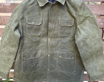 Tailored to Your Size Waxed Canvas Jacket , Gifts For Men, Handmade