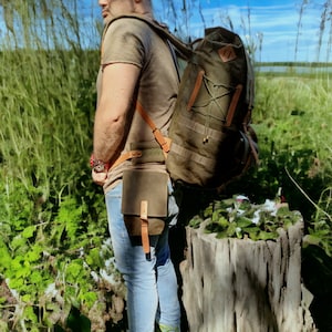 Fishing Backpack | Hiking Backpack | Detachable pouches suitable for your belt | 50L | Daily Use | Bushcraft-Travel-Camping-Hunting-Fishing