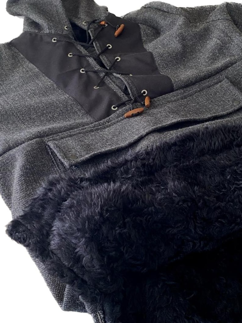 Wool Anorak Bushcraft Camping Anorak You Will Be Ready Etsy