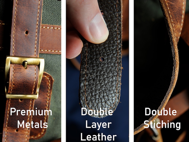 200 USD Discount | Double Stiching | Handmade Leather and Waxed ...
