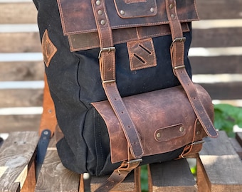 Not big enough to burden you, bold enough to be noticed, Limited Daypack - Laptop Backpack  Brown, Tan, Black, Blue Color, 15L - 25L.