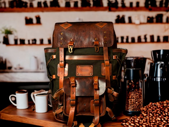 Buy Handmade Bestseller Laptop Backpack Models Leather and
