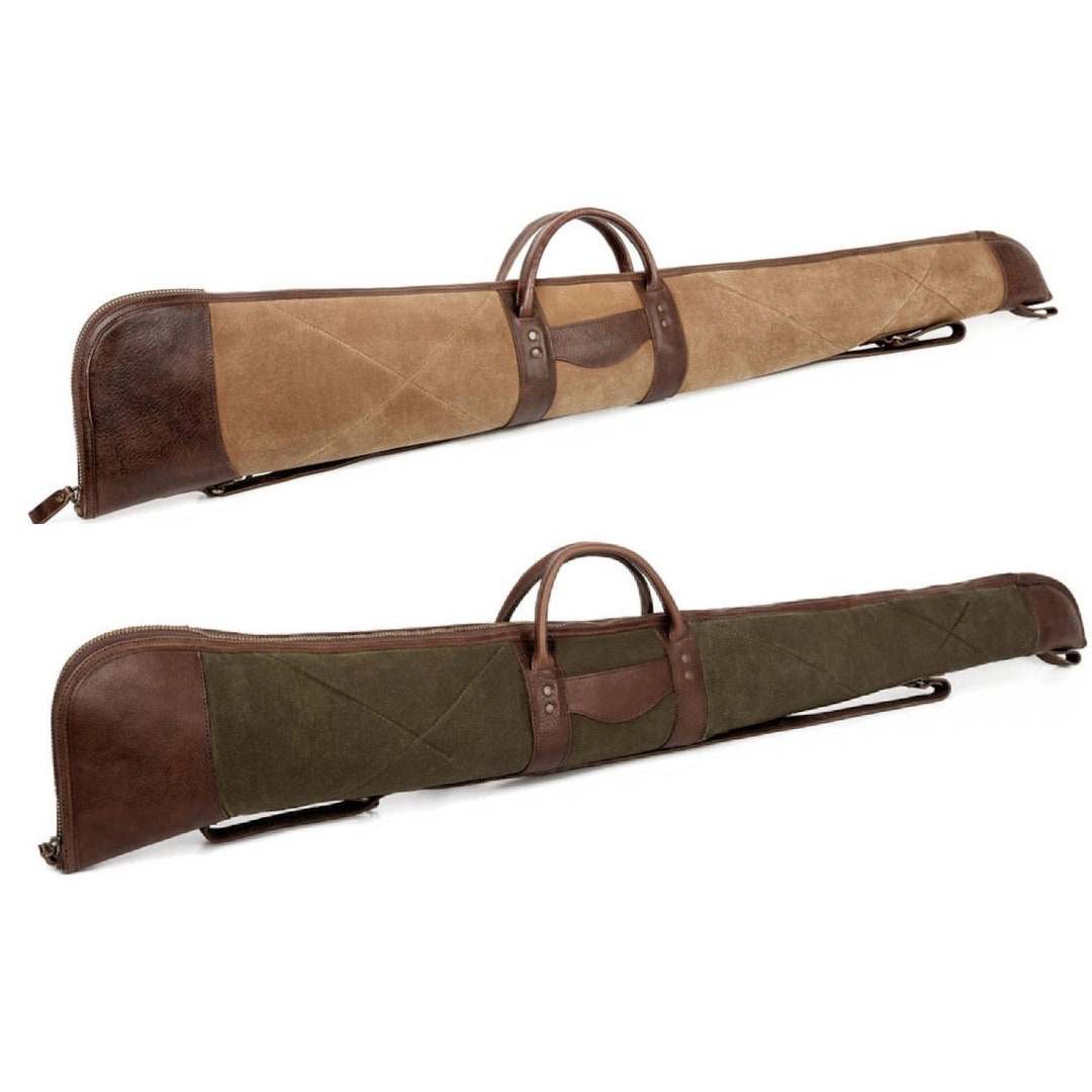 Handmade | Green-brown Colour | Shotgun Case | Shotgun Bag | Rifle Bag ...