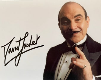 David Suchet – Originalautogramm. Fotografie -Autogramm