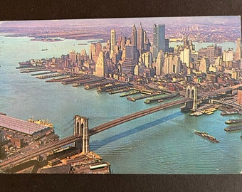 NEW YORK CITY - Brooklyn Bridge Postkarte - Postkarte