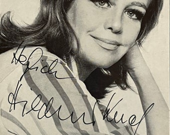 Hildegard Knef Original Autogramm/Autogrammkarte Autogramm