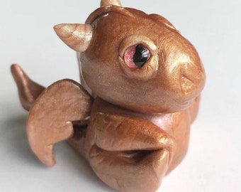 Baby Dragon Sculpture-Handmade|Dragon Lover|Fantasy|Creature|Unique|Nursery Room Decor|Dragon Lover Gift|Fantasy Lover Gift|mystical